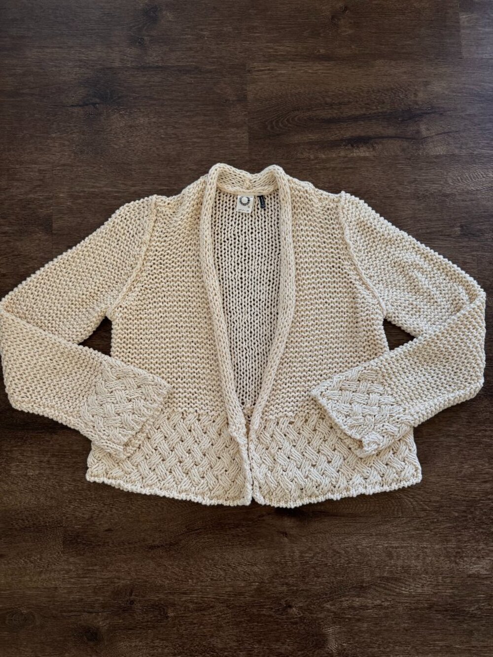 Anthropologie Akemi + Kin Chunky Open-Front Knit Cardigan